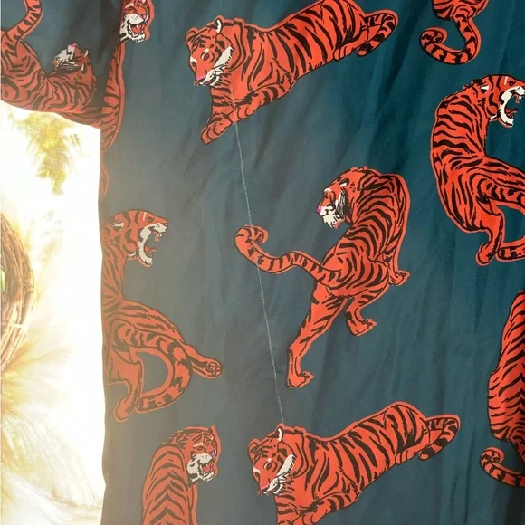 Dressed in LALA - Satin Playsuit in Wild Woman - Picture 2 of 6